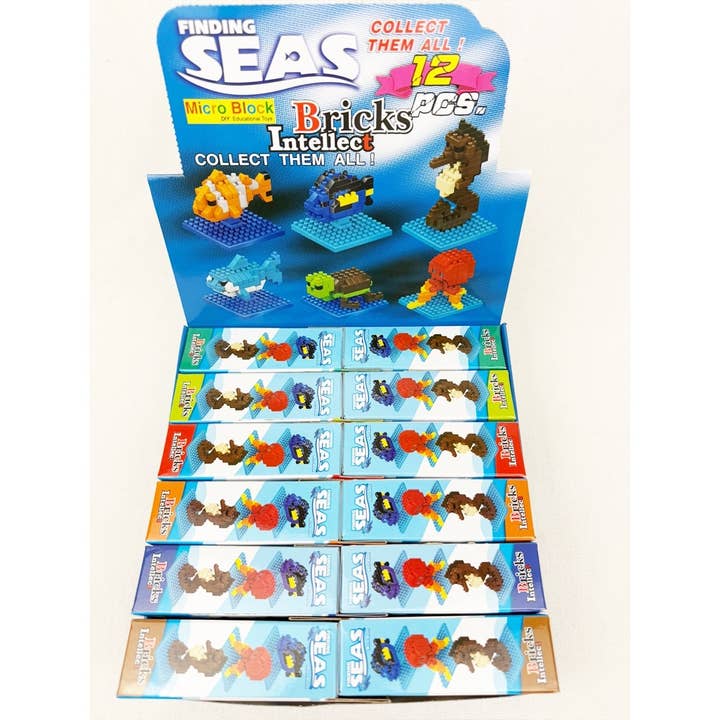 MIX COLOR Mini Sea World Blocks for wholesale on Faire4