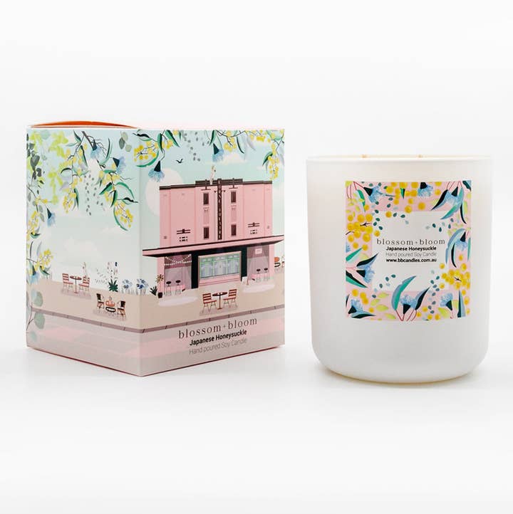 Blossom and Bloom - Wholesale Jar/Filled Candle - Japanese Honeysuckle - Large 400 g0