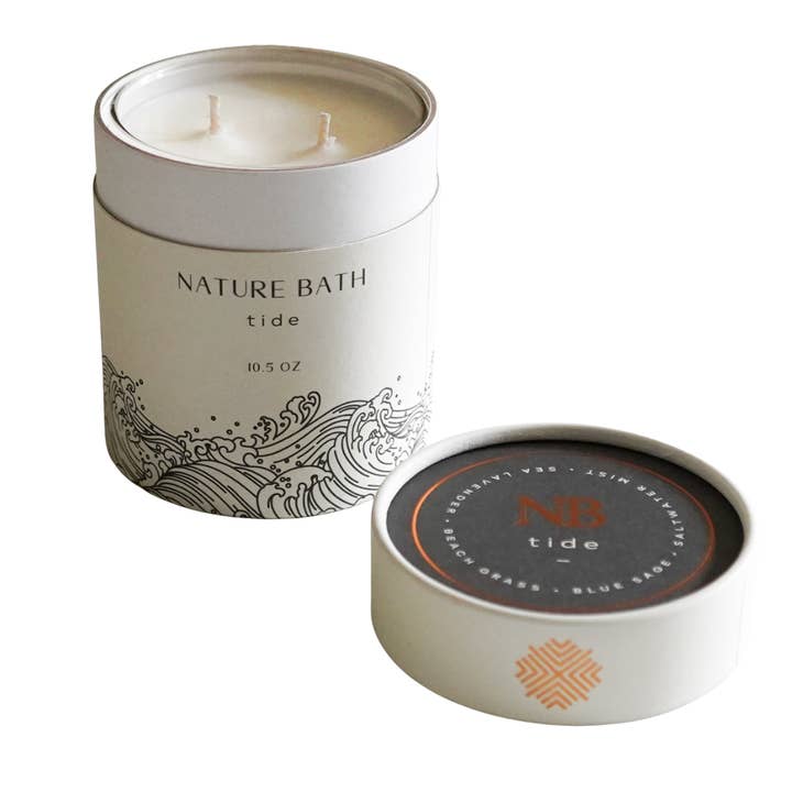 Ethics Supply Co. - Wholesale Jar/Filled Candle - Nature Bath Tide Candle1
