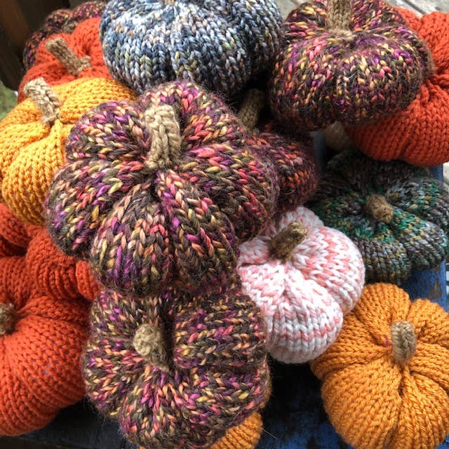 6 inch Pumpkins for Fall Decor for wholesale by Kreative Knits by Liona Jollota