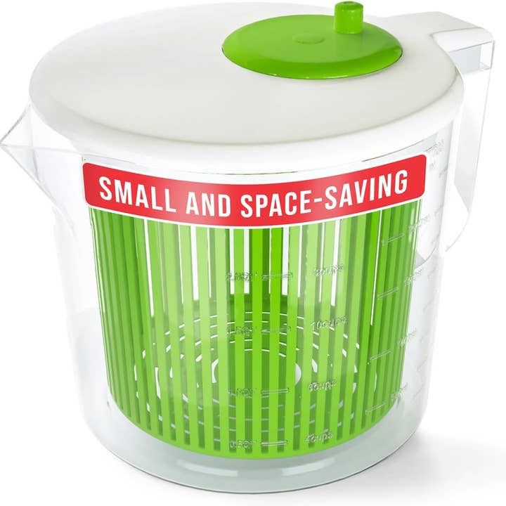 Single Serve Small Salad Spinner - Mini Prep Lettuce Spinner for wholesale by Cooler Kitchen