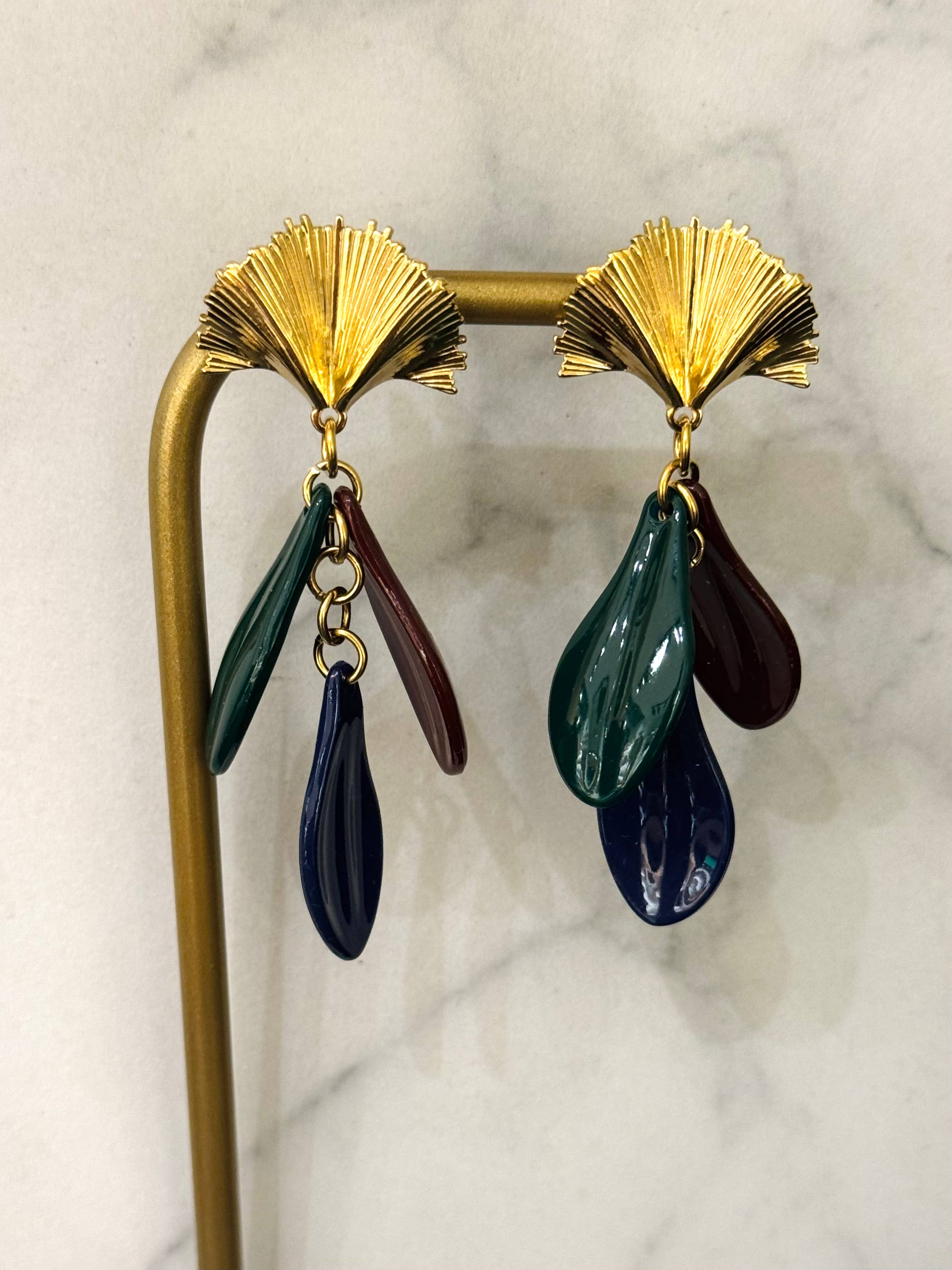 Cassette Barcelona - Wholesale Dangle Earrings - Peacock Earrings