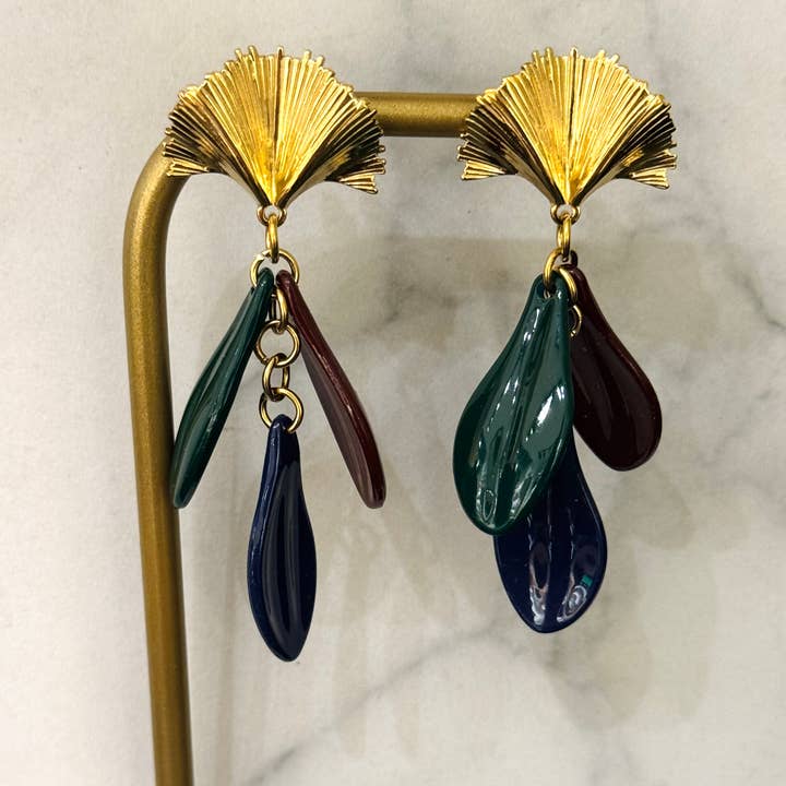 Cassette Barcelona - Wholesale Dangle Earrings - Peacock Earrings 0