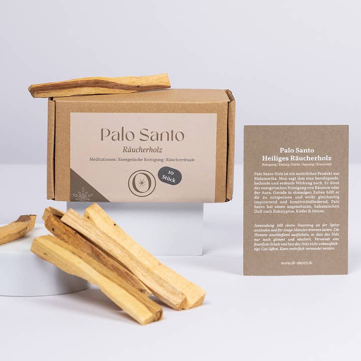 Oh Shanti - Wholesale Incense - Palo Santo wood (10 pieces)0