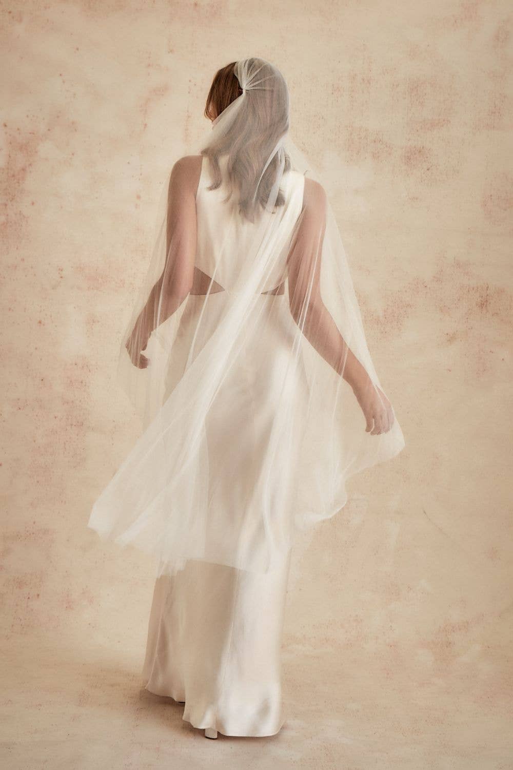 Dove Grey Accessories - Vente Voile – femme - Voile Juliette en tulle de soie Caitlin4