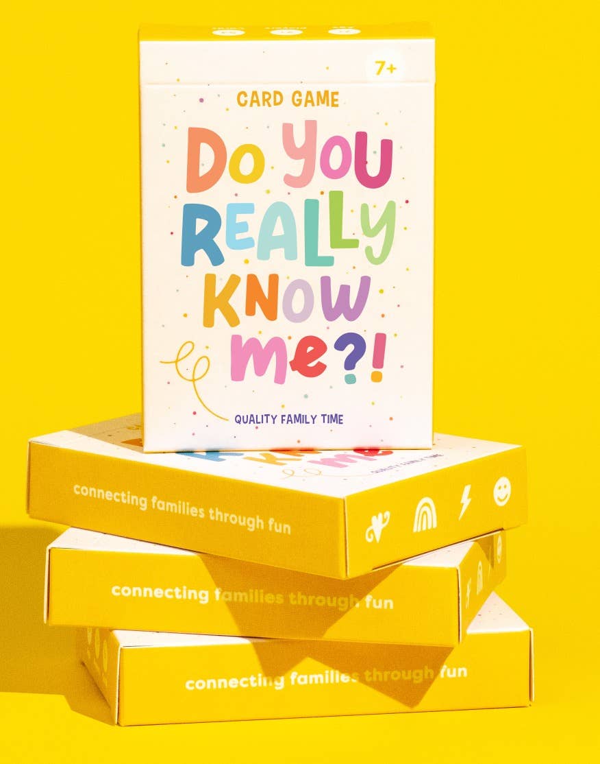 Explore. Learn. Observe. - Wholesale Card Game - Do You Really Know Me?! | Family Conversation Card Game3