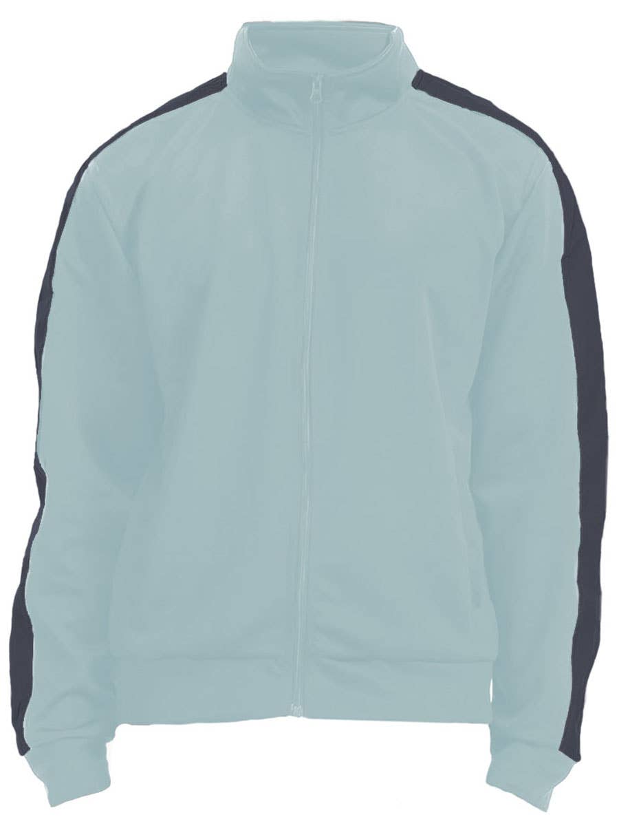 WEIV - Wholesale Athletic Jacket - Men's - UNISEX SIDE STRIPE ZIP UP TRACK JACKET6