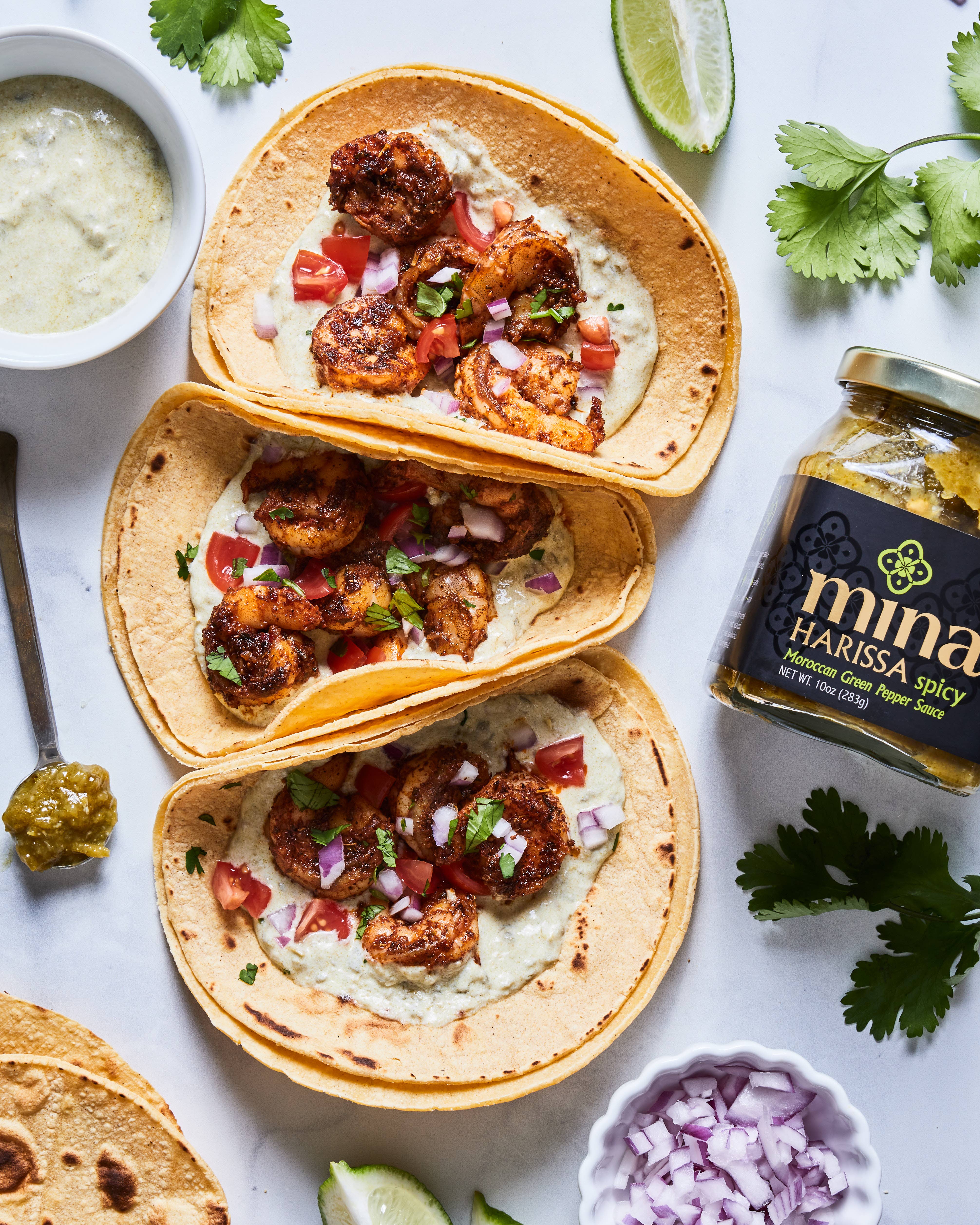 Mina - Wholesale Hot Sauce - 10 oz Harissa Green5