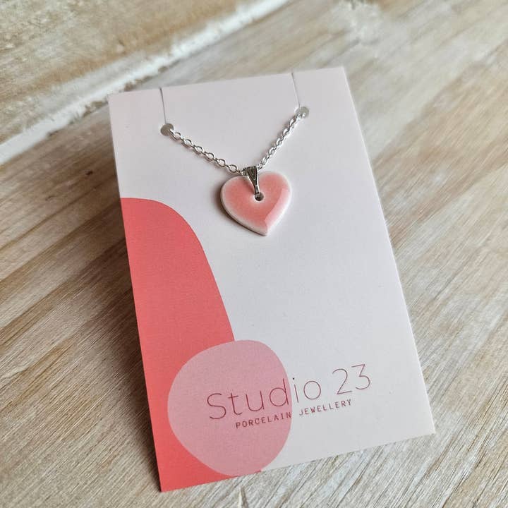 Studio 23 Ceramics - Wholesale Individual Charm/Pendant - NEW DESIGN Pendant Heart11