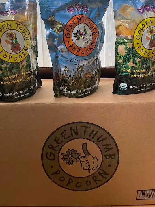 Mixed Green And Gold Case for wholesale by Greenthumb Popcorn