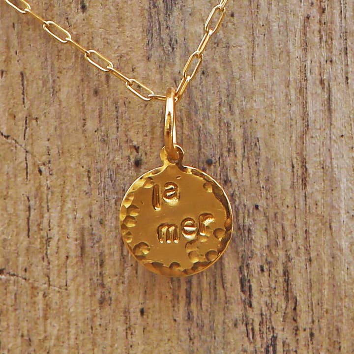la plagette sauvage - Wholesale Pendant/Charm Necklace - “Round” medal - Small customizable model