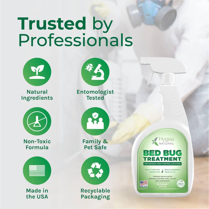 Hygea Natural - Wholesale Insect Repellent - Extra Strength Bed Bug Spray - Non Toxic & Odorless by Hygea3