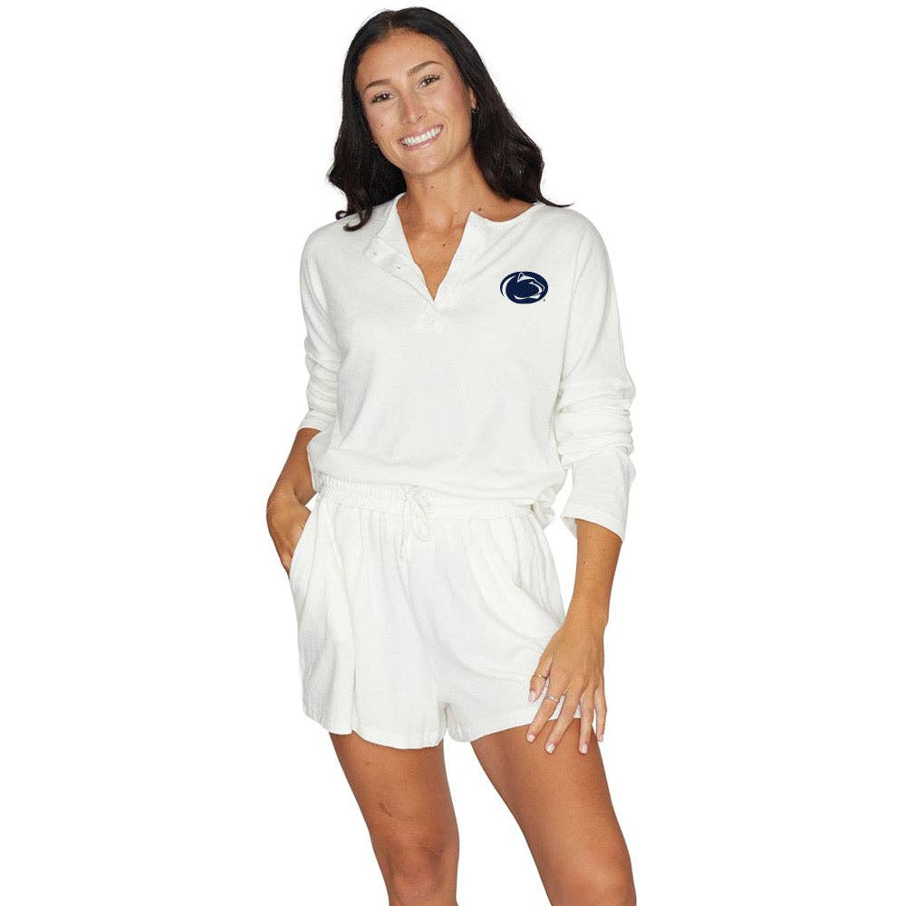 Lojo Collegiate Apparel - Wholesale Lounge Set - Women's - Penn State Knit Set1