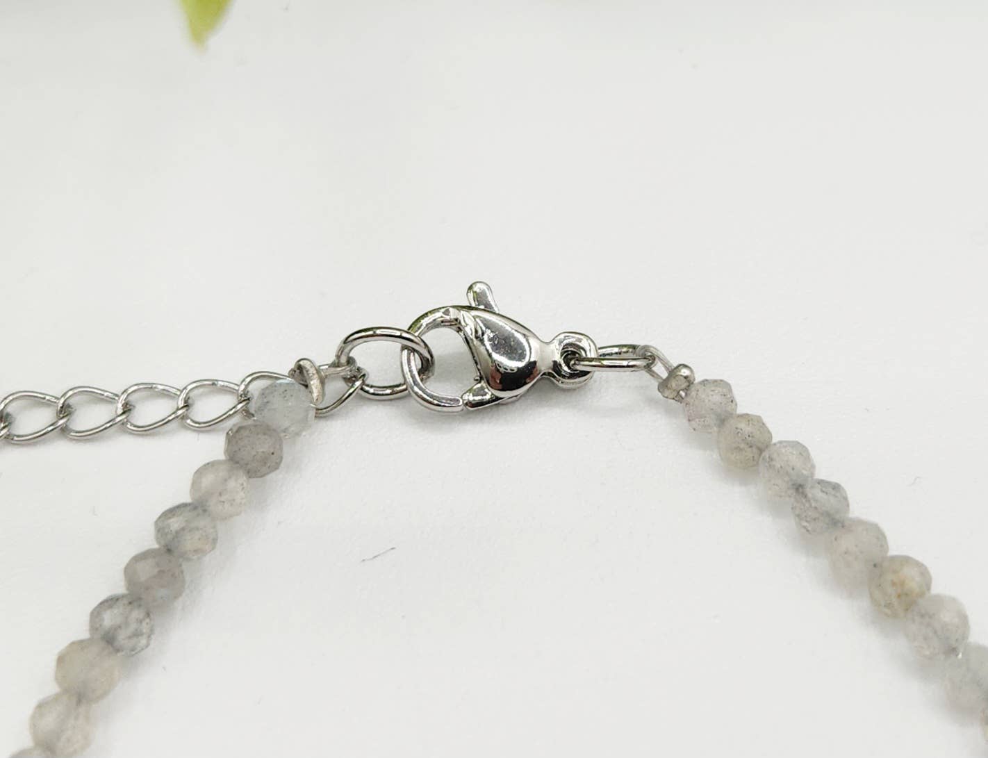 Meraki Gemstones – wholesale Pärlarmband – Labradoritarmband fasetterat 3MM med spänne i silverfärg2