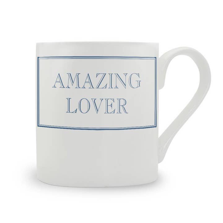 Mug « Amazing Lover » en porcelaine fine pour la vente par Stubbs Mugs