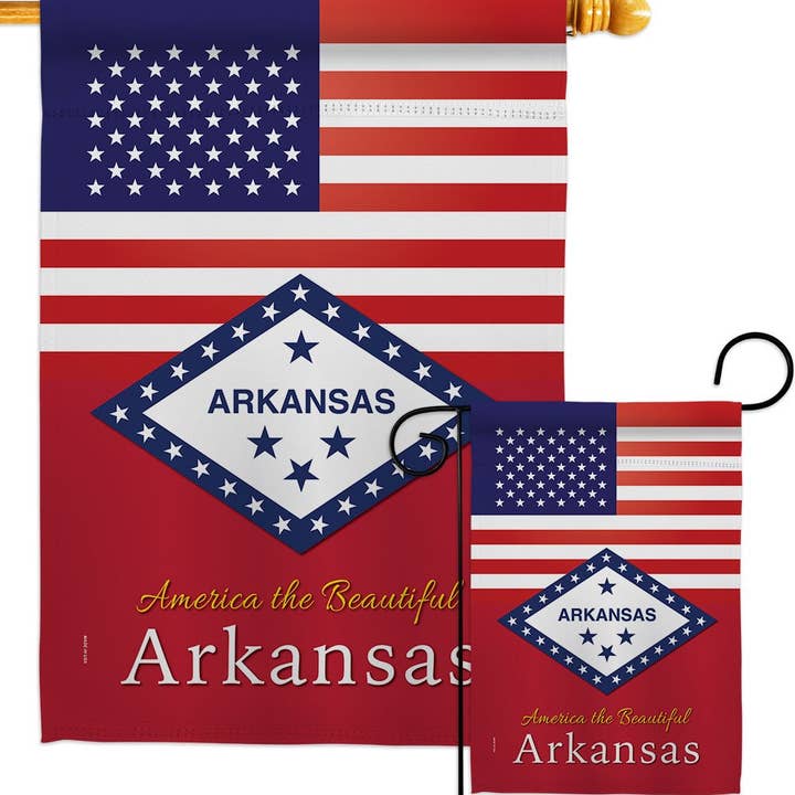 Two Group Flag Co – wholesale Flagga – USA Arkansas Americana Stater USA Dekor Flagga