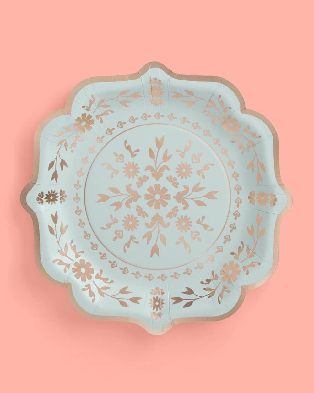 Petit Fetti - Vente Assiette jetable - Assiettes en porcelaine pastel pour fête 24 pcs, déco d'anniversaire, fête de jardin,3