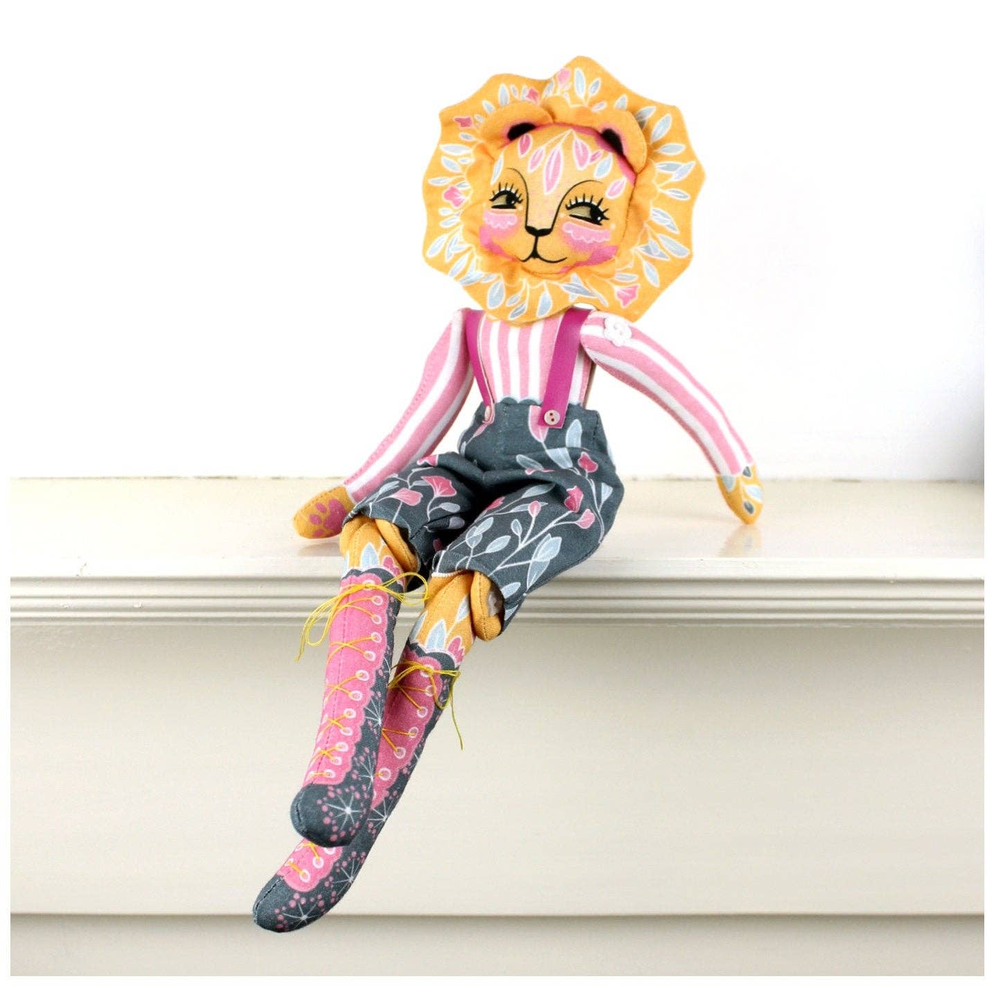Miss Ella - Wholesale DIY Craft Kit - DIY Dolly Kit - Auroara the Circus Lion Doll5