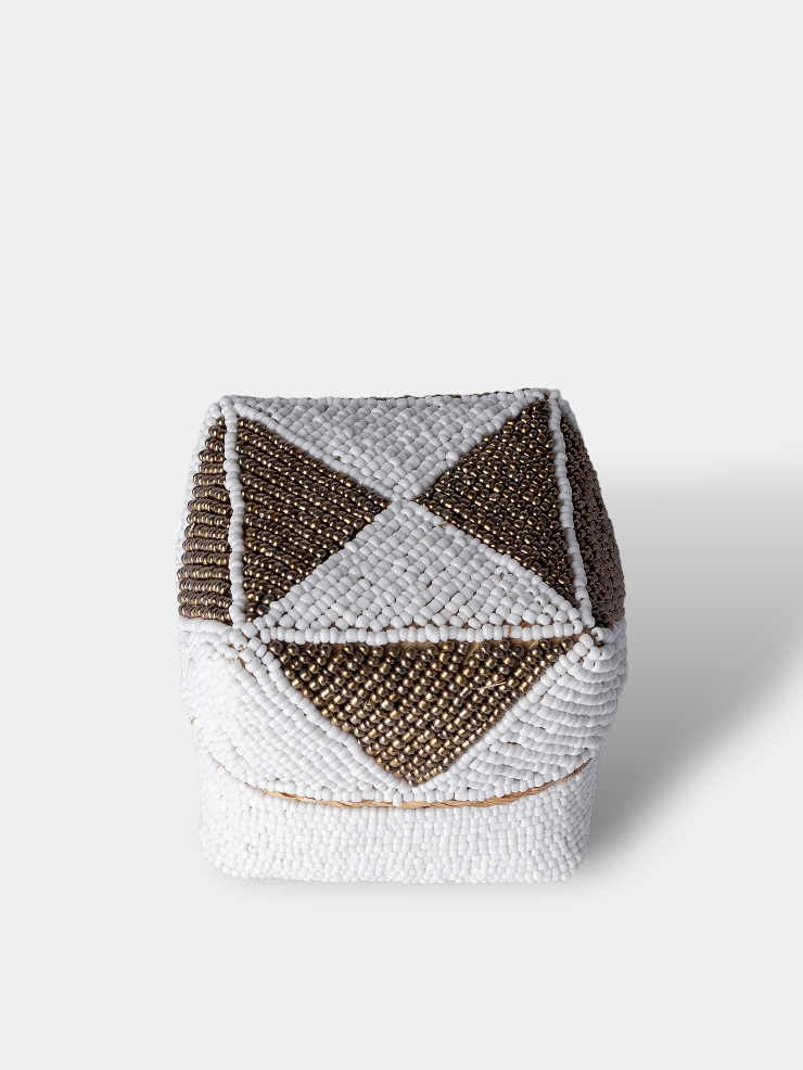 Jitana - Wholesale Decorative Box - Tinsel Beaded Box0