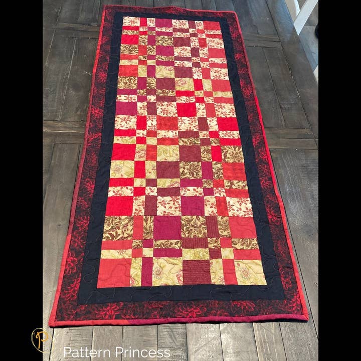 Pattern Princess - Wholesale Table Runner - Afternoon Tea Four Patch Table Runner Pattern 3