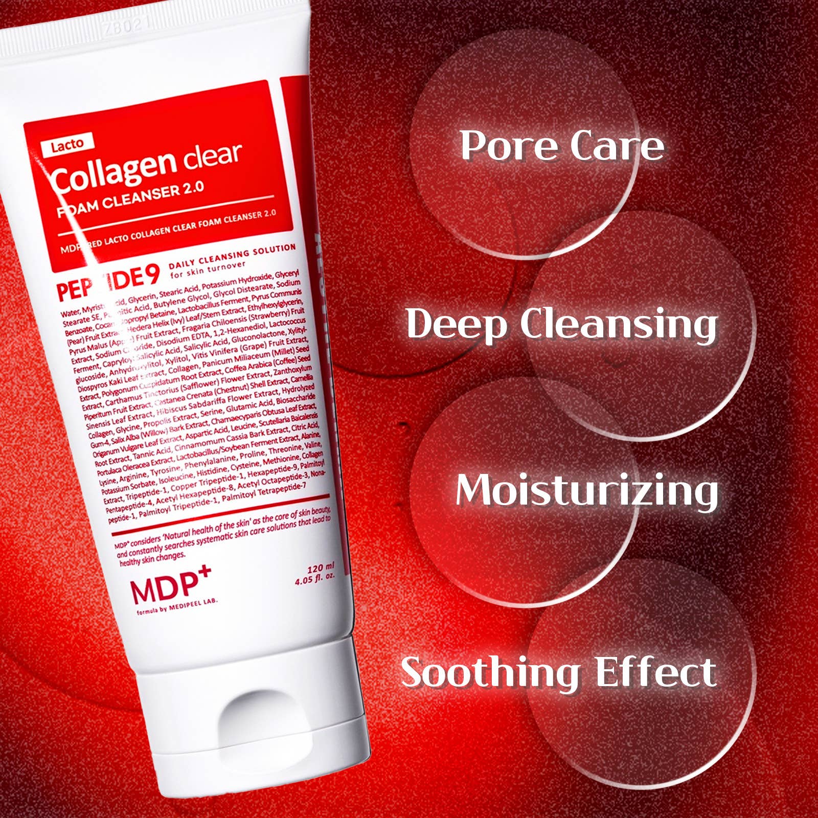 LADAMER, OSHINCHAE,MEDI-PEEL(MDP+) - Wholesale Facial Cleanser - MDP LACTO COLLAGEN CLEAR 2.0, 4.05 fl.oz, 120ml15