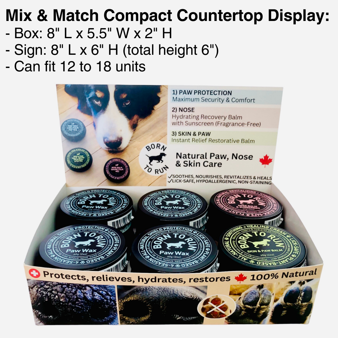 BORN TO RUN DOGS - Wholesale Pet Balm - Dog - SKIN & COAT Healing Balm w/ Bug Repellent Organic 60g (2oz)7