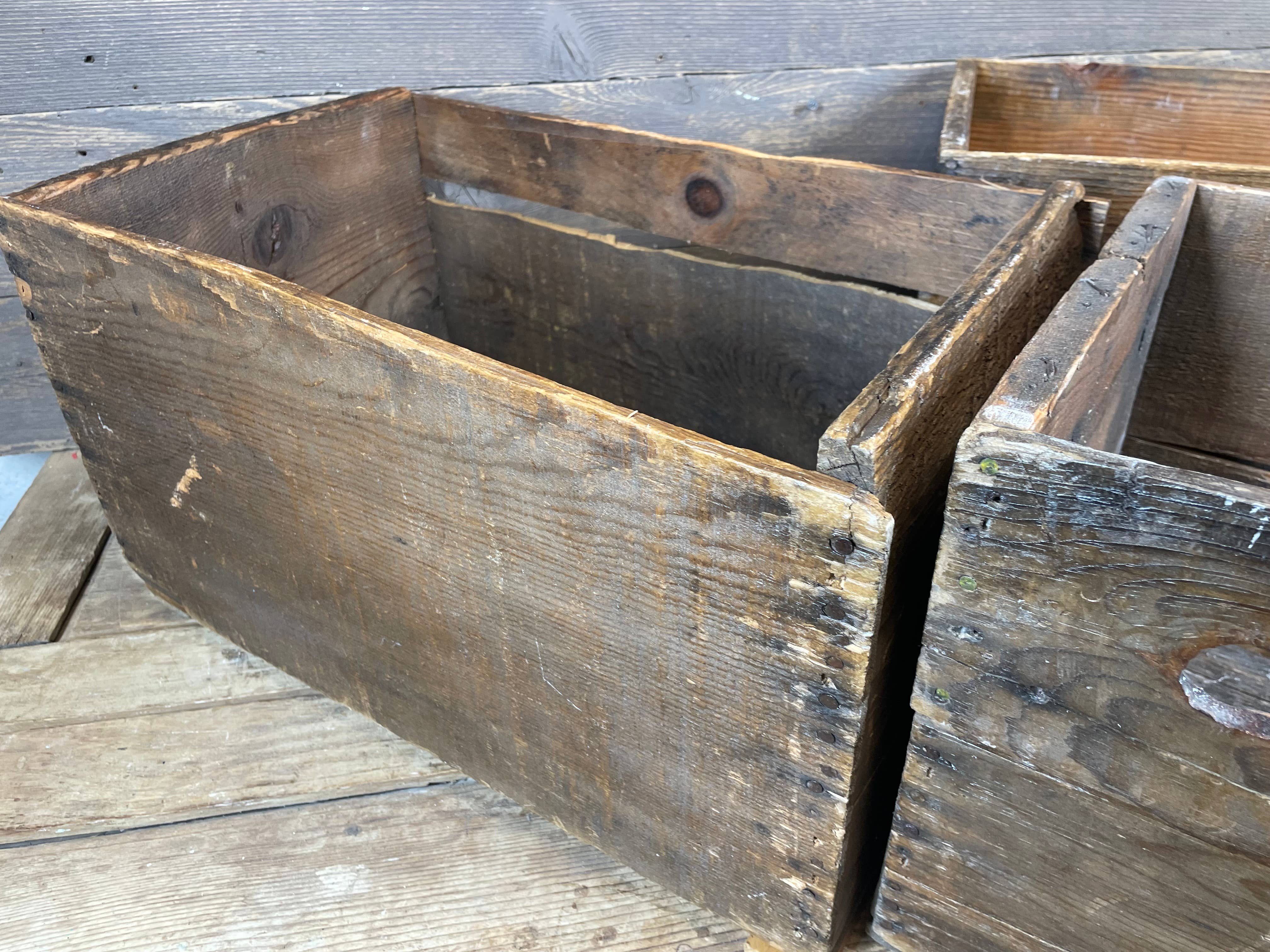 My Amigos Imports - Wholesale Decorative Box - Antique Apple Crate-Vintage-Original-1940's-12x20x11H-Sealed2
