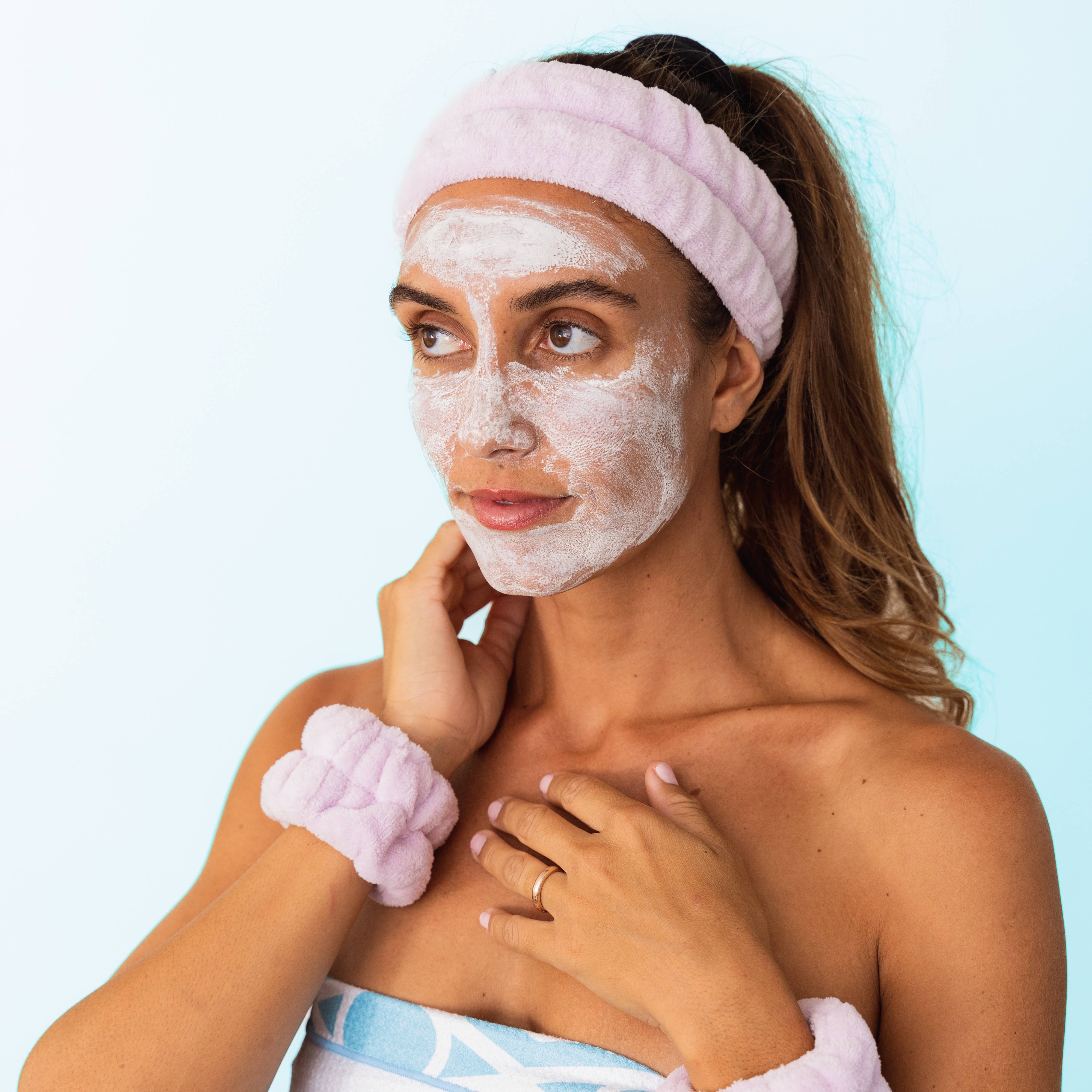 Frog Sac - Wholesale Spa Headband - Spa Headband - Skincare Headband & Wristband Set26