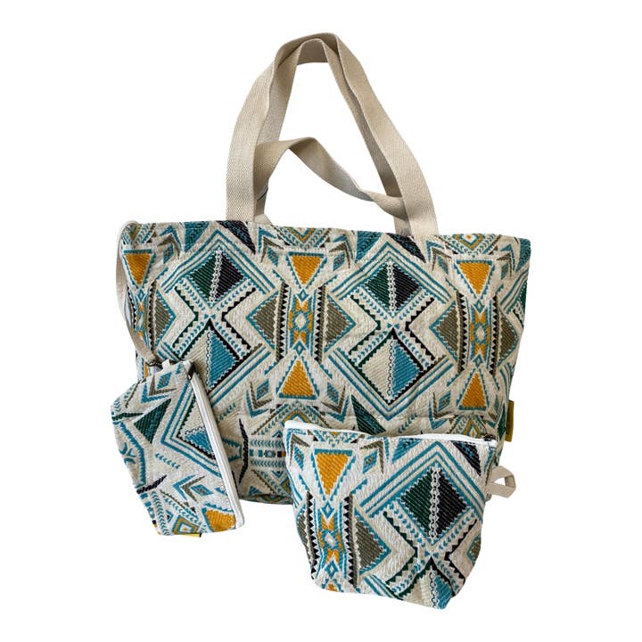 Mycha Ibiza - Strandtaske - Grøn - Mycxl24001 for engroshandel hos Mycha Ibiza