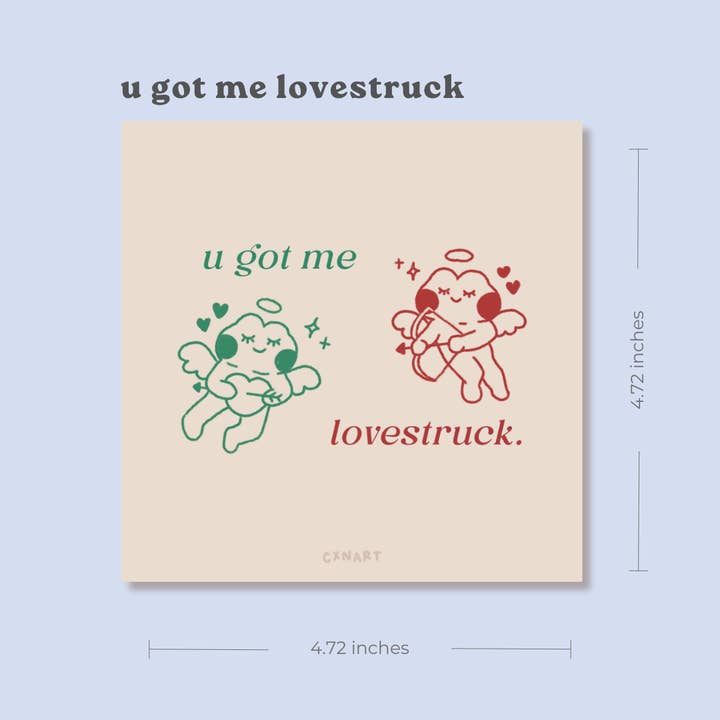 tu m'as rendu amoureux impression artistique pour la vente par CXN ART