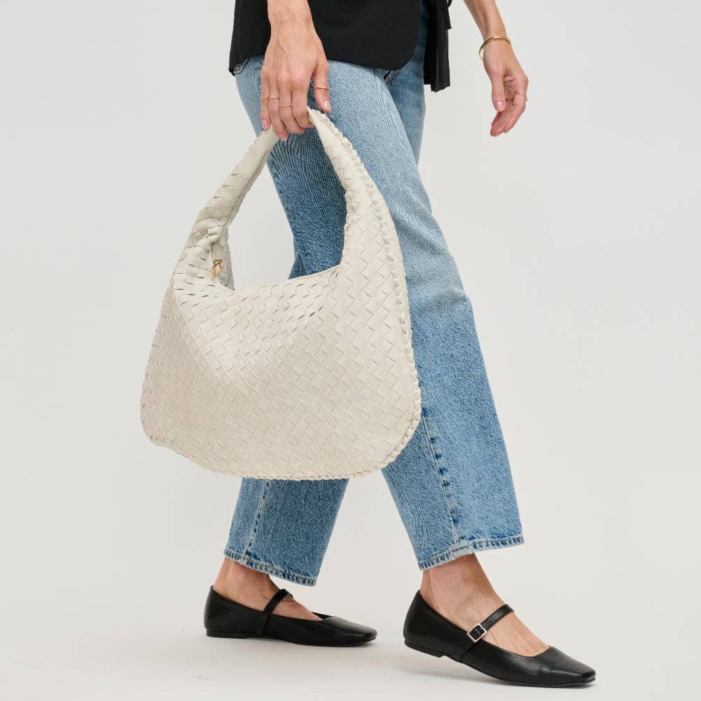 Urban Expressions – Großhandel Schultertasche – Damen – Victoria Hobo-Tasche mit geflochtenem Design aus veganem Leder41