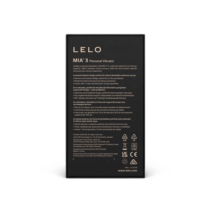 LELO - Wholesale Sex Toy - Mia 3™ Discreet Compact Personal Vibrator9