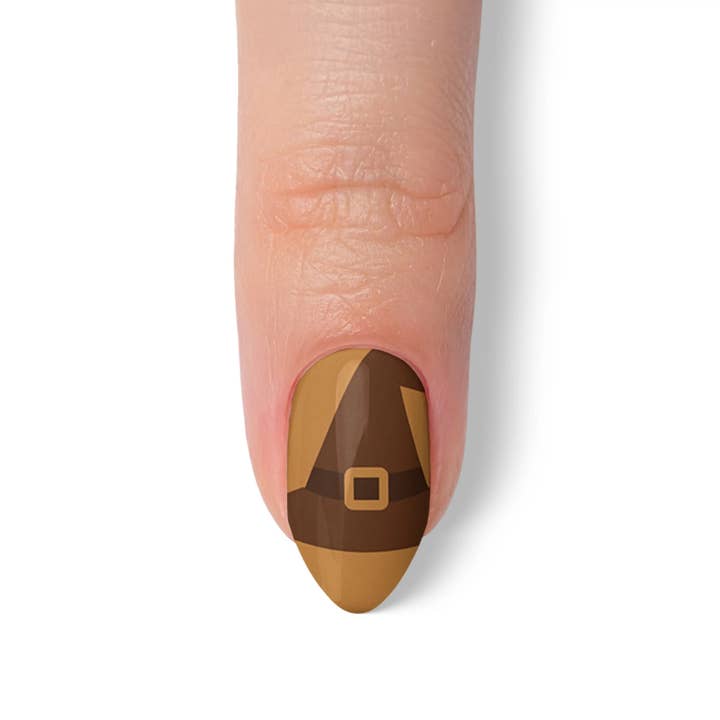 FYNE BODY - Wholesale Press-on/fake nails - Caramel Coven Brown Halloween Press-On Nails4
