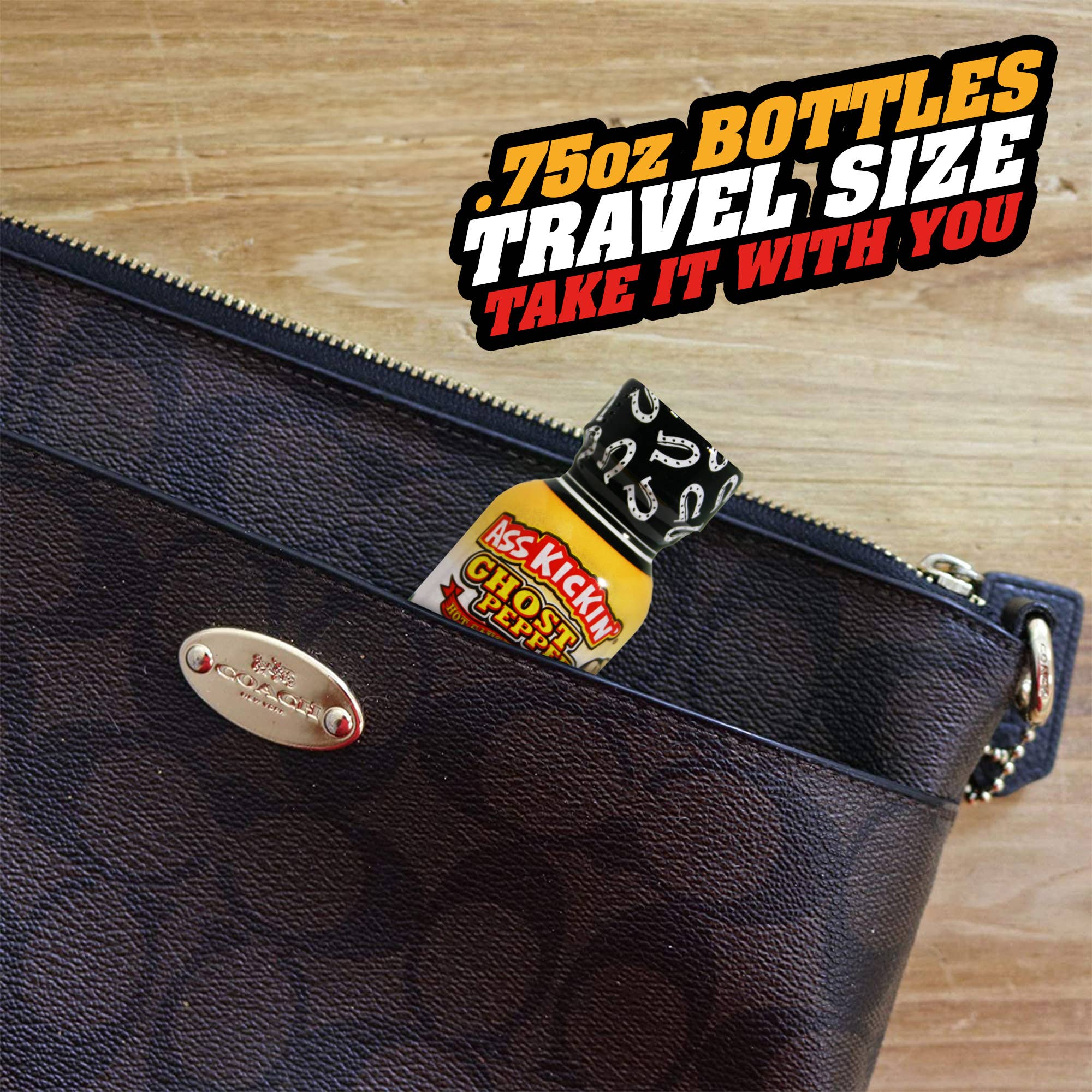 Southwest Specialty Food - Wholesale Hot Sauce - Ass Kickin’ Ghost Pepper Hot Sauce – Travel Size 3/4 oz.2