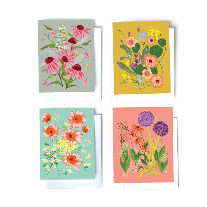 In The Garden Note Card Set for wholesale by Elizabeth Grubaugh