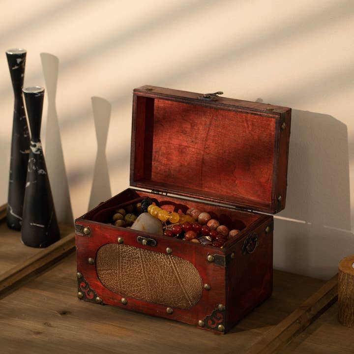 Quickway Imports - Wholesale Recipe Box - Decorative Vintage Wooden Index and Recipe Card Box4