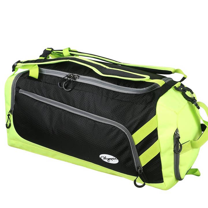 Blitz 22" Gym Duffel W/ Backpack Straps for wholesale by Olympia USA