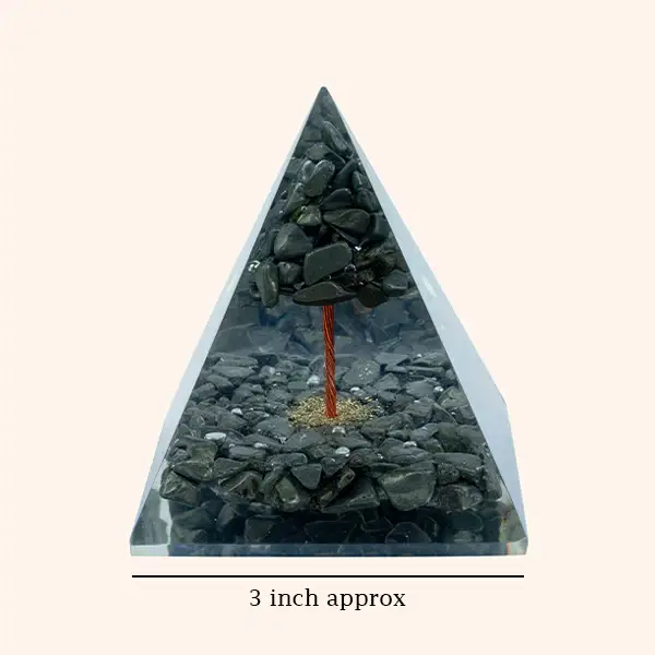 jiomind - Wholesale Spiritual Stone/Crystal - Pyrite Crystal Orgonite Pyramid 1