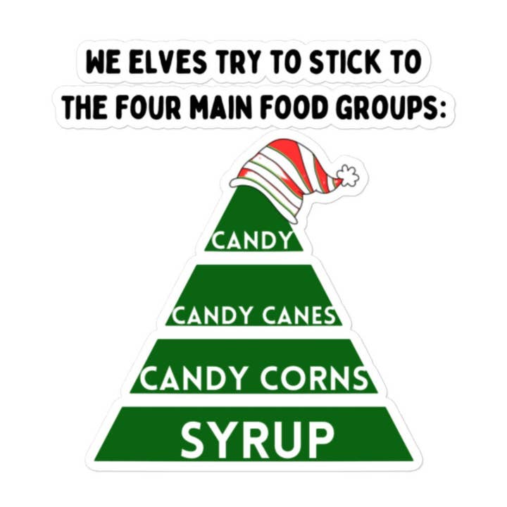 Autocollant, sapin de Noël, film d'elfe, vacances, sirop pour la vente par Sutter Heart to Home