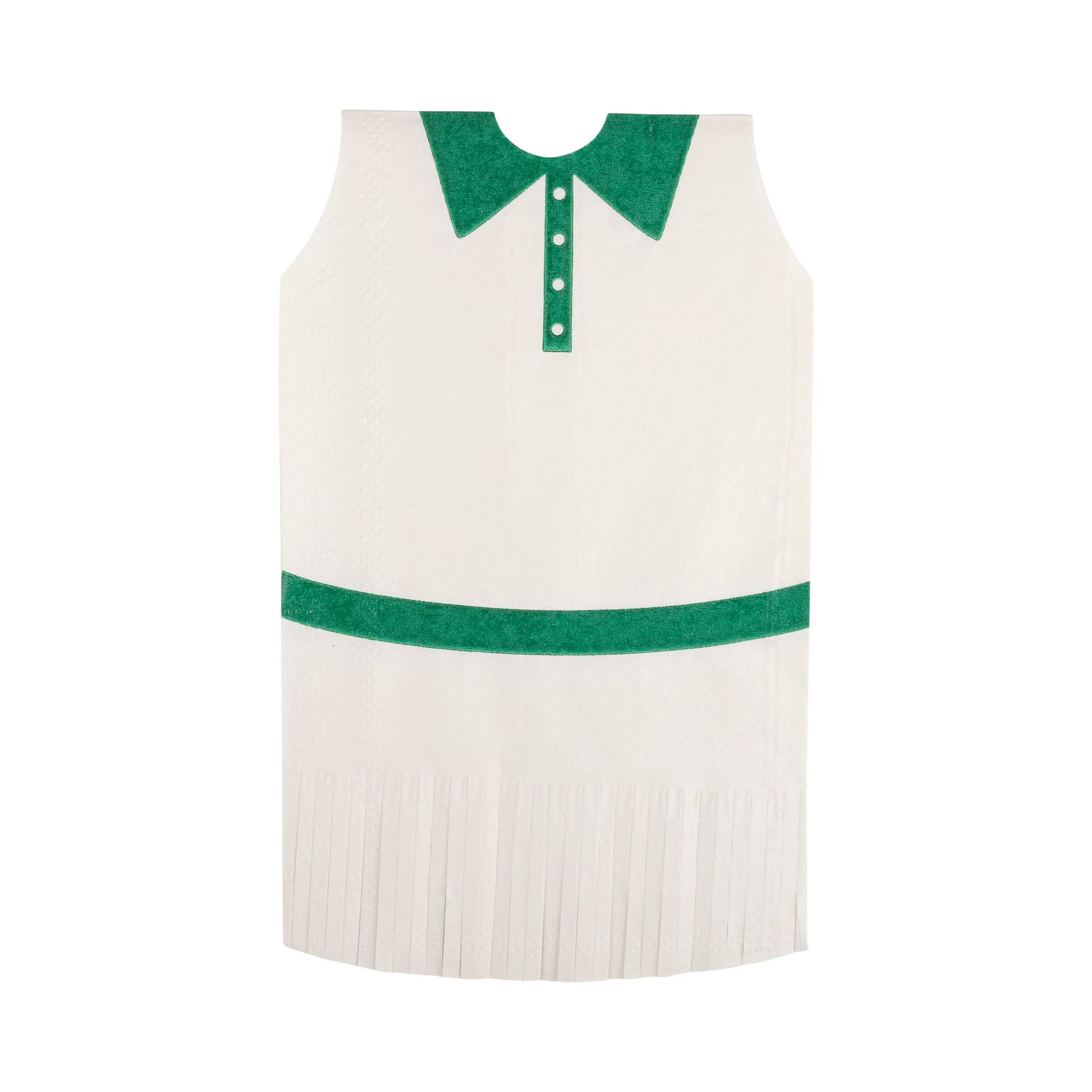 My Mind’s Eye - Wholesale Disposable Napkin - TEN1139 - Tennis Dress Fringed Napkin Set4