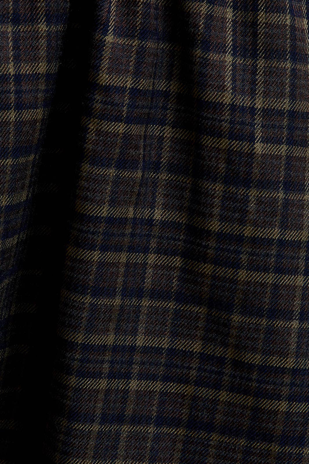 OLIVE NAVY PLAID SLEEVELESS TOP WITH TRIM DETAIL WITH MID RISE SKIRT for wholesale on Faire7