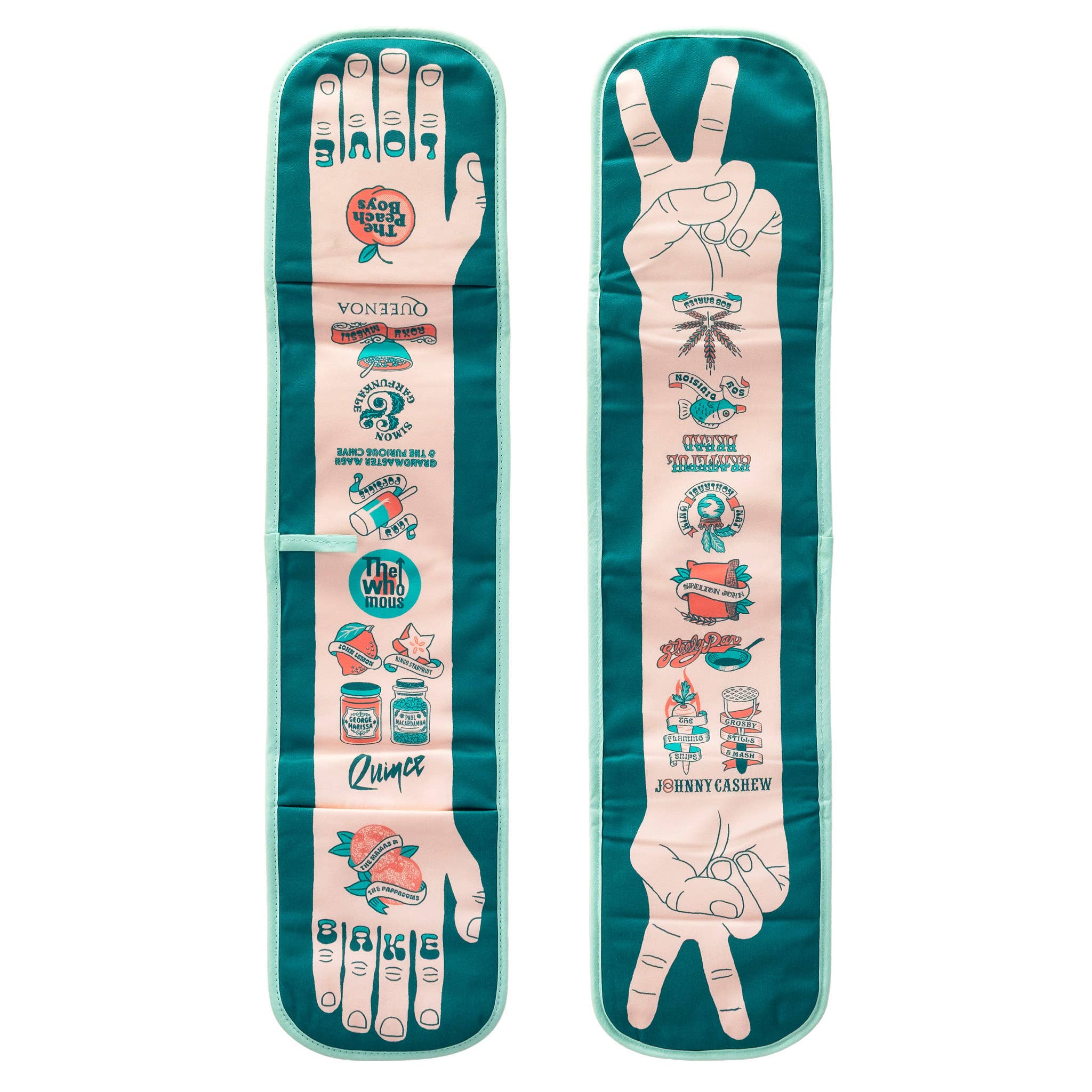 Studio Gardiner - Vendita all'ingrosso Guanti da forno/Presine - Bake Love - Guanto da forno doppio1