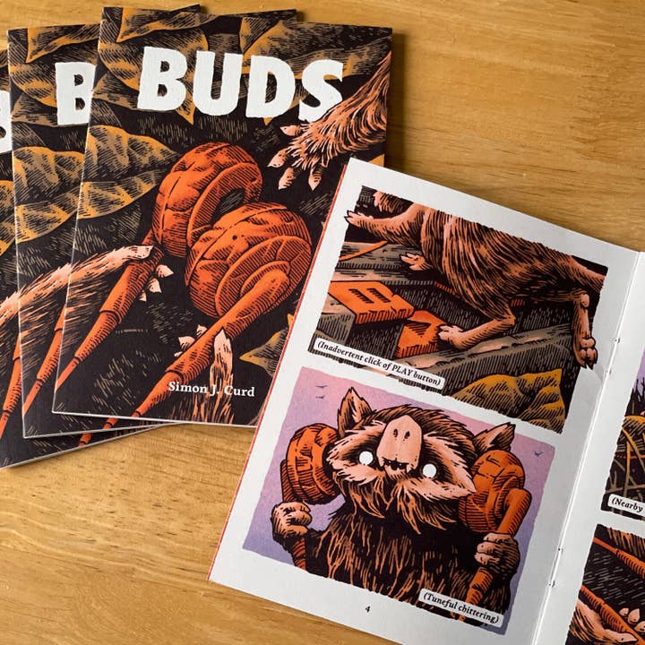 Buds | Mini comic for wholesale by Simon J. Curd