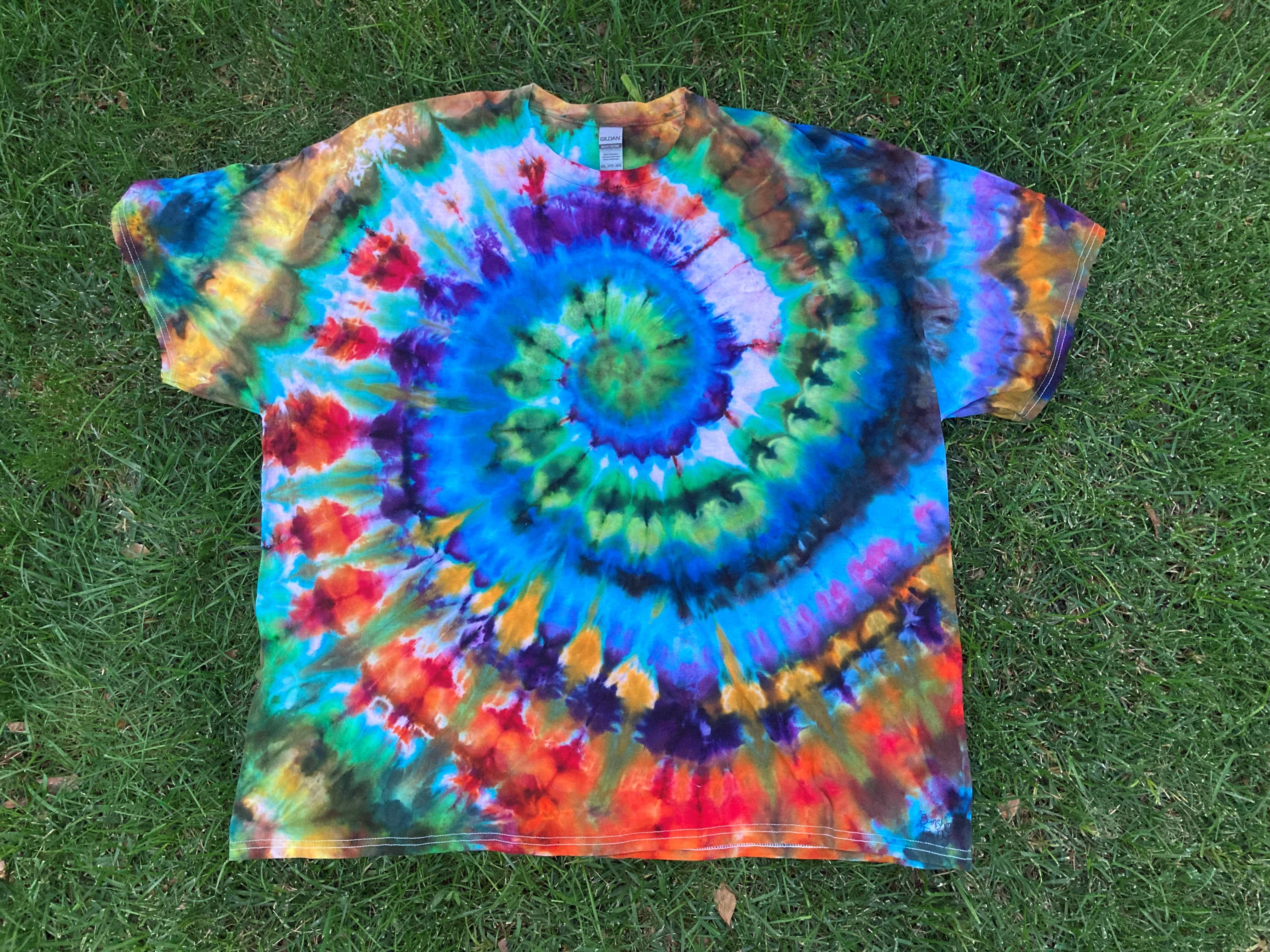 Sunshine Tie Dye - Wholesale T-Shirt - Women's - Classic Spiral T-shirt0