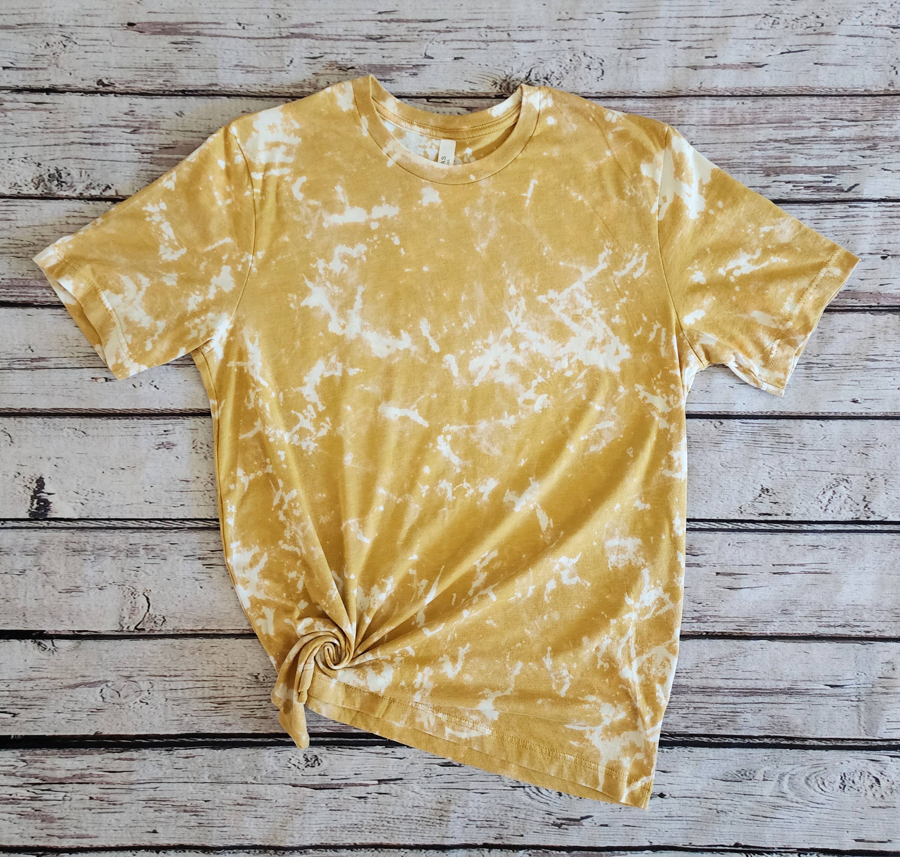 Shirts & Giggles - Wholesale T-Shirt - Women's - Bella+Canvas® Blank Scrunch Bleached T-Shirt, Unisex Tee11