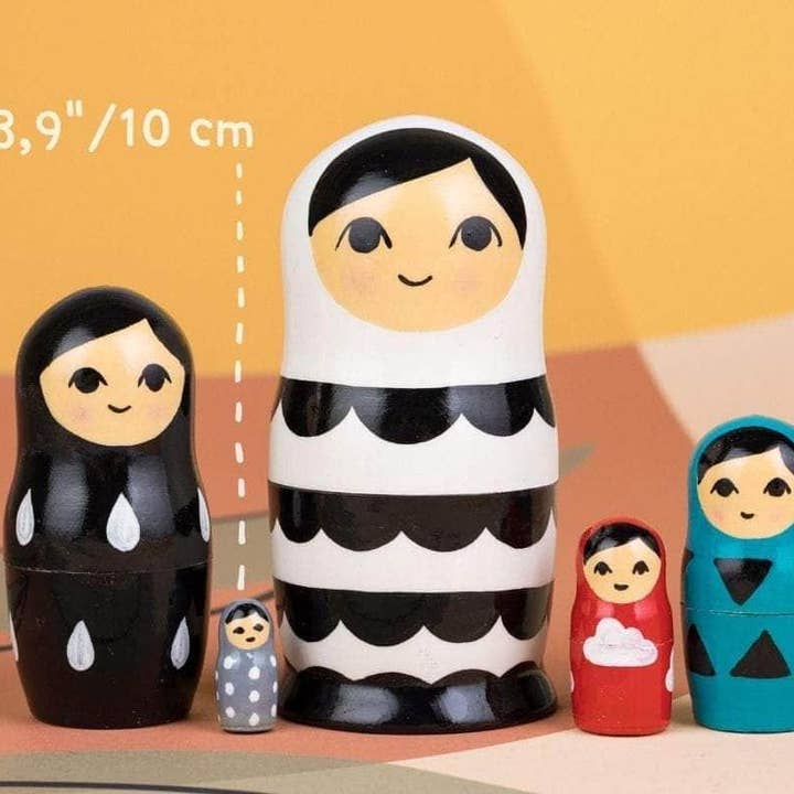 Firebird – Großhandel Puppe – Kinder – Matroschka-Puppen in verschiedenen Farben, 5- oder 3-teiliges Set.