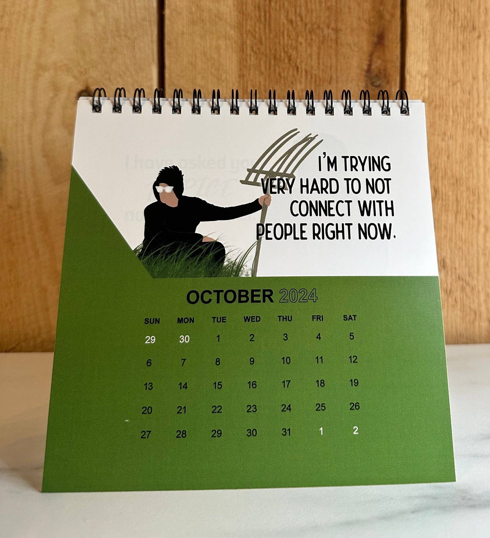 Mae'd - Wholesale Calendar - Schitt's Creek 2025 Spiral Bound Desk Calendar1