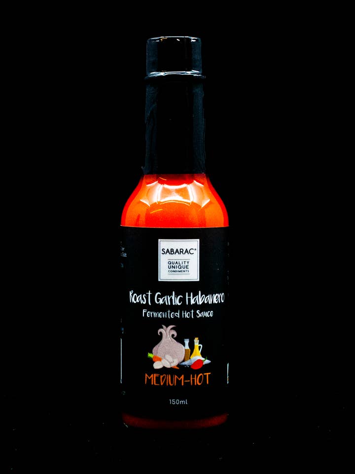 Stegt hvidløg Habanero gæret varm sauce for engroshandel hos Sabarac