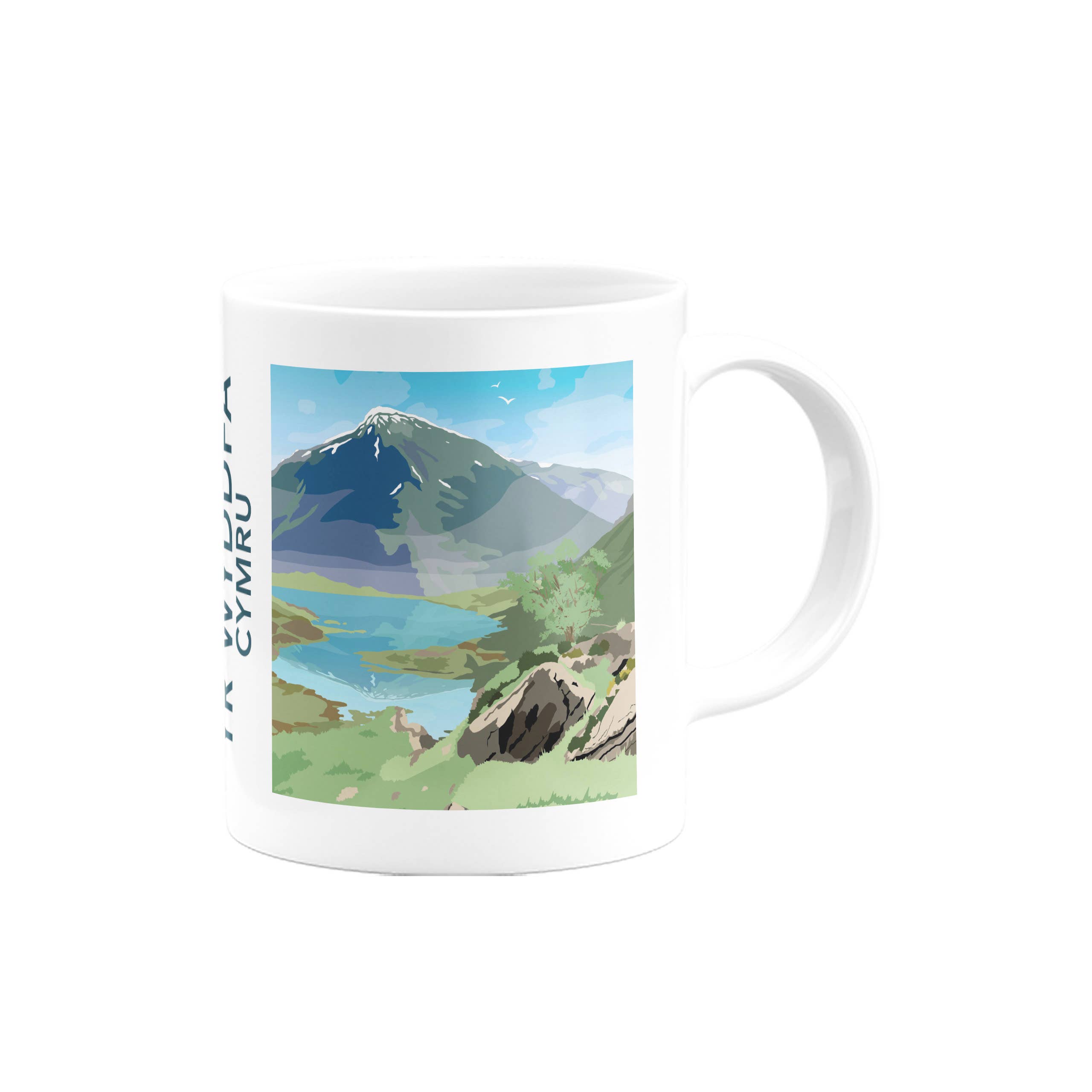 Tabitha Mary – wholesale Konsttryck – Yr Wyddfa, Cymru : Snowdon, Wales Welsh Print, Kort & Gåvor3