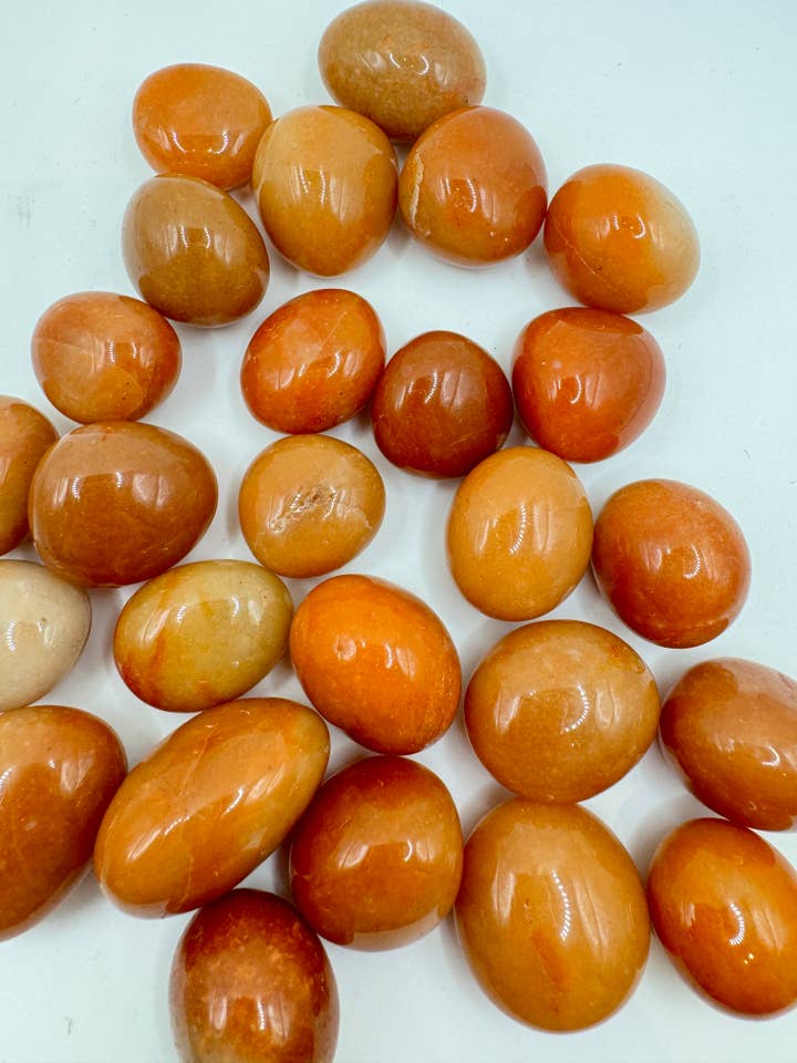 Orange Aventurine Crystal Tumble Stone for wholesale by Oils and Auras